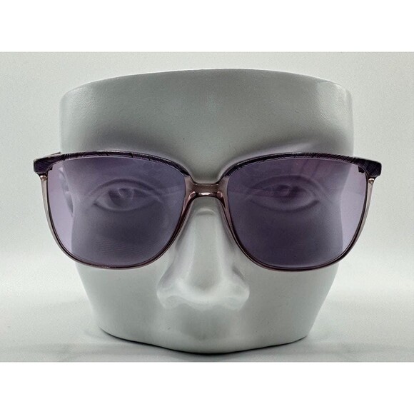 NEW Vintage Eyeglasses Non RX Square Style Purple Monochrome #812 Made In Japan - Picture 2 of 9